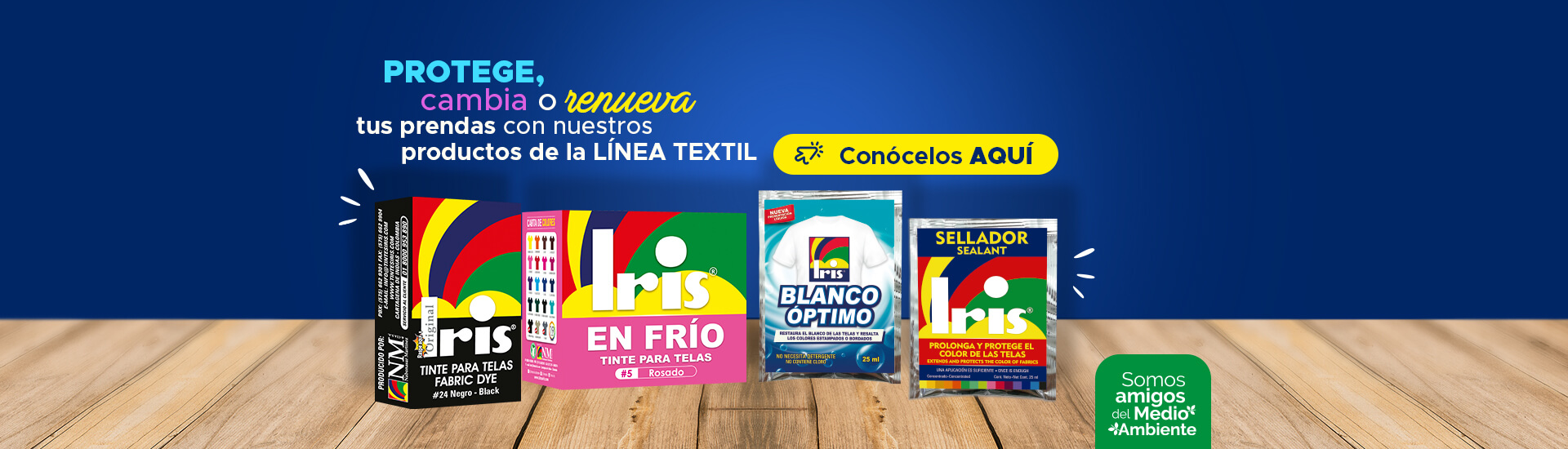 Línea Textil - Somos amigos del medio ambiente