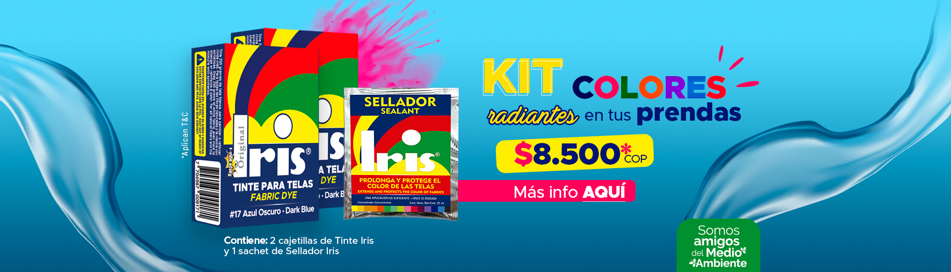 KIT COLORES RADIANTES EN TUS PRENDAS