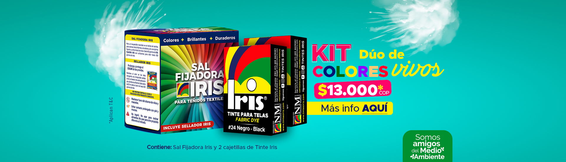 KIT DÚO DE COLORES VIVOS