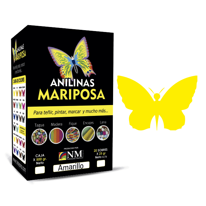 10 Pz Pintura Mariposa Para Teñir Ropa 32gms