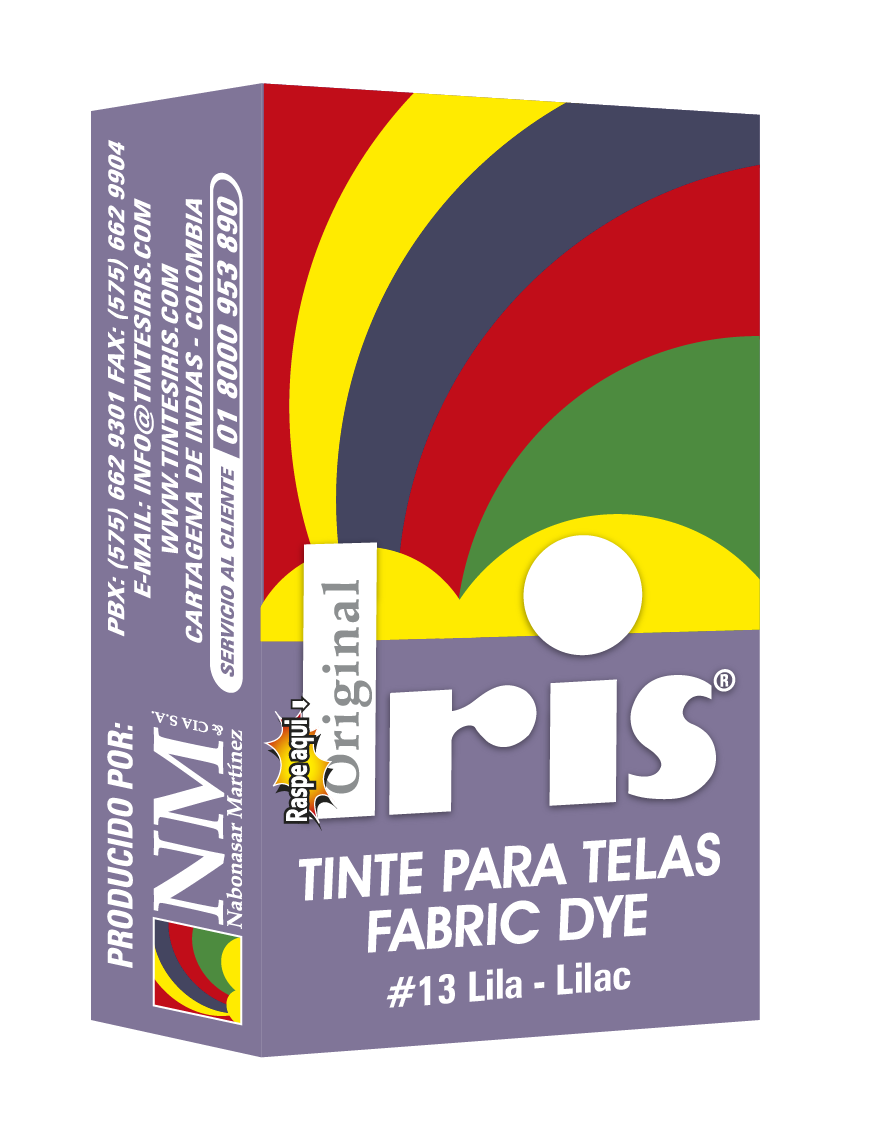 Tinte Iris | Tintes Iris - Tintes y anilinas para telas, cuero, artesanías