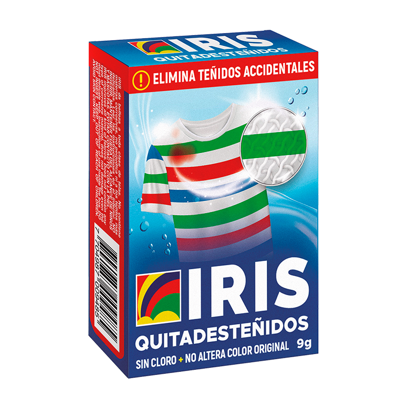 QUITADESTEÑIDOS IRIS | Tintes Iris - Tintes y anilinas para cuero, artesanías