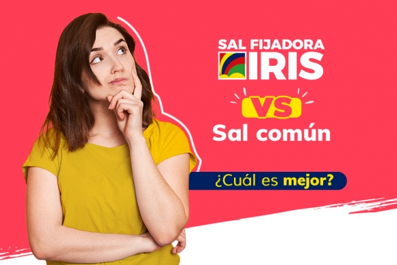 SAL FIJADORA IRIS Y SAL COMÚN, ¿CUÁL ES MEJOR?