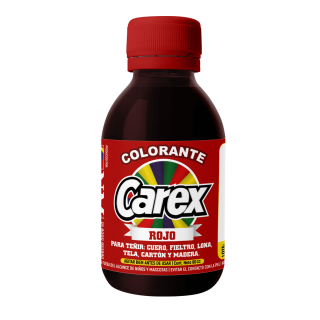 Colorante para cuero Carex Rojo de 60 cc